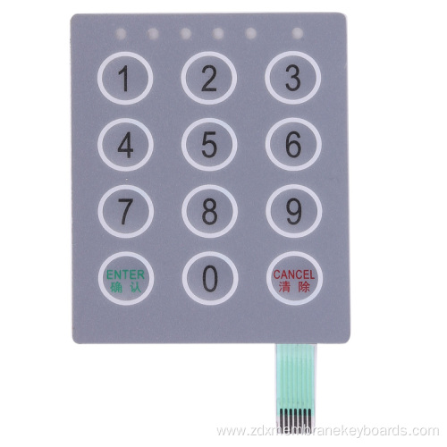 Embossed High quality Membrane Keypad Switch